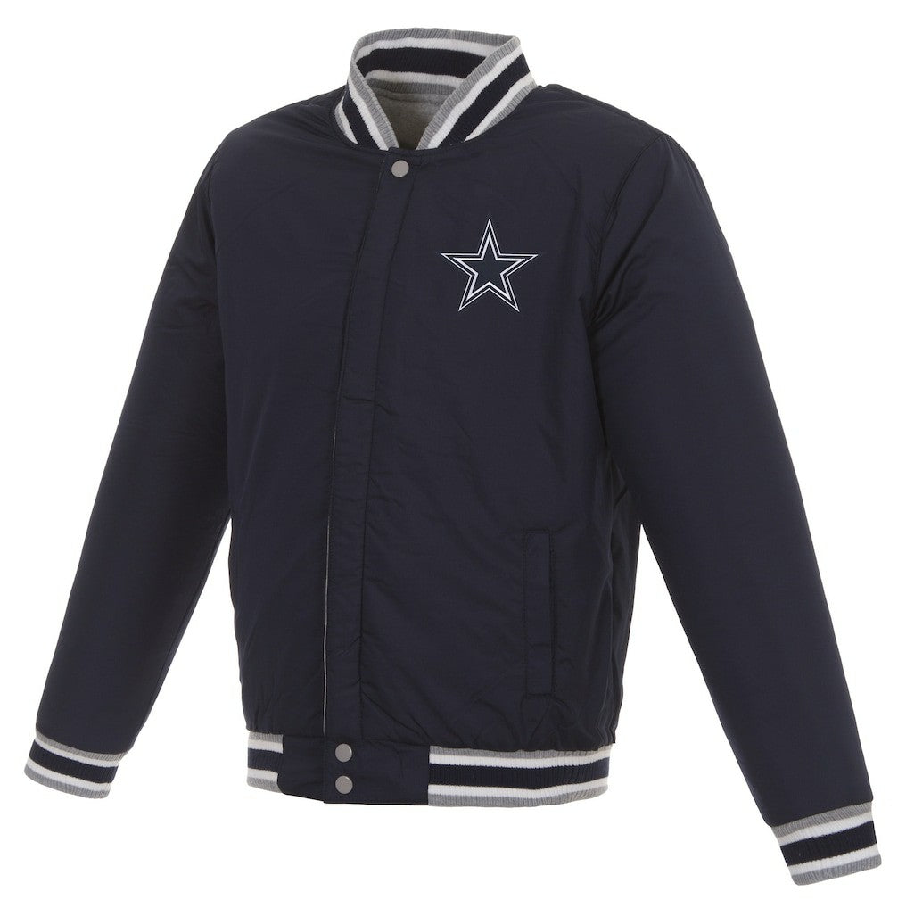 Dallas Cowboys JH Design Reversible Two Tone Fleece Jacket | NFL Sale