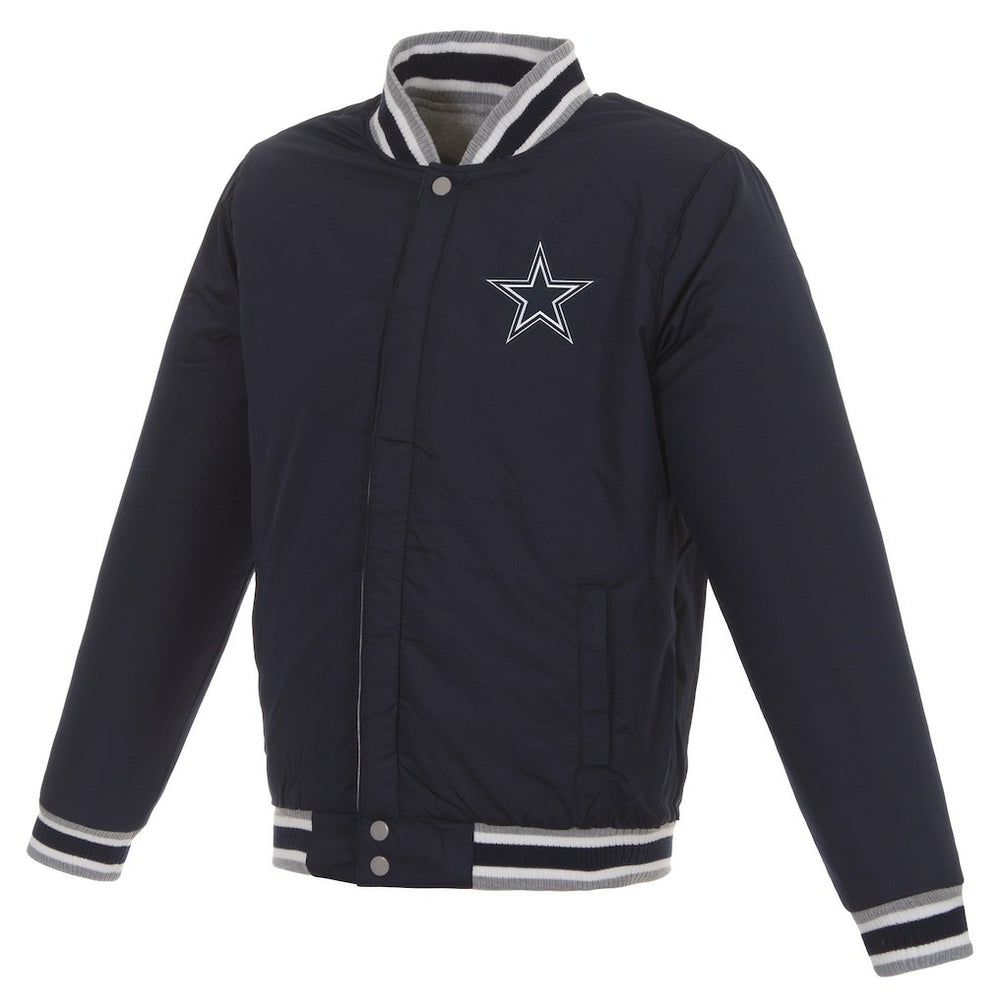 Dallas Cowboys JH Design Reversible Two Tone Fleece Jacket | NFL Sale