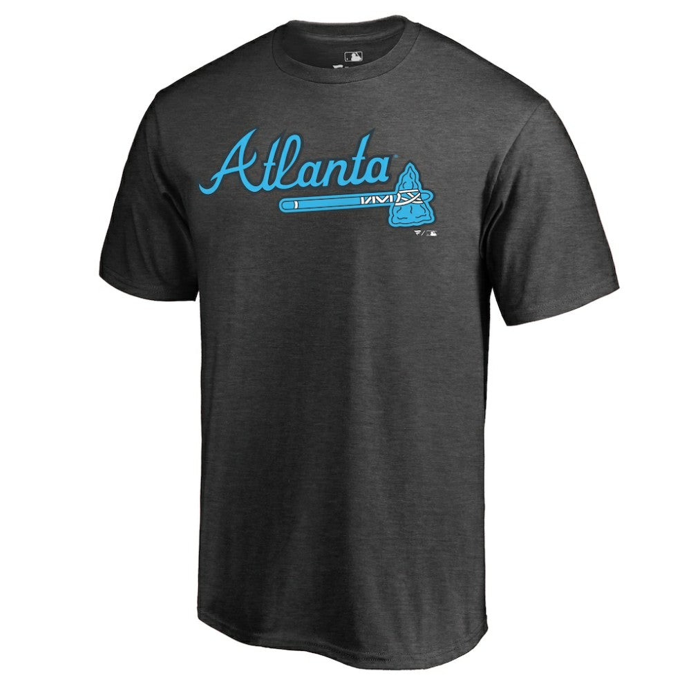 Atlanta Braves Blue Wordmark T-Shirt - MLB T-shirts