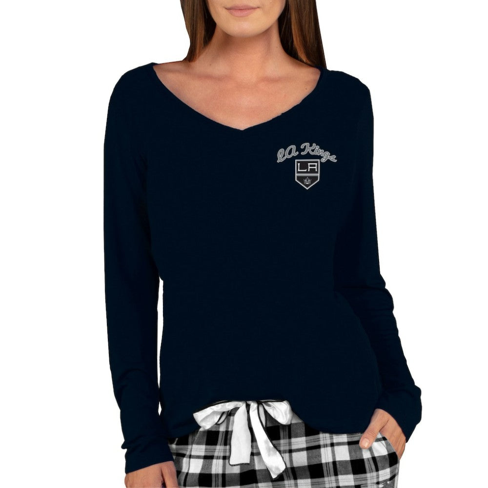 Los Angeles Kings Concepts Sport Women's Marathon Knit Long Sleeve V-Neck Top -  NHL
