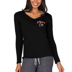 Philadelphia Flyers Concepts Sport Women's Marathon Knit Long Sleeve V-Neck Top -  NHL