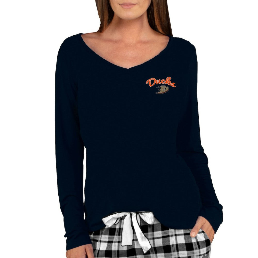 Anaheim Ducks Concepts Sport Women's Marathon Knit Long Sleeve V-Neck Top -  NHL