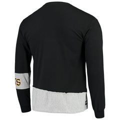 New Orleans Saints Refried Apparel Sustainable Upcycled Angle Long Sleeve T-Shirt | NFL On sale