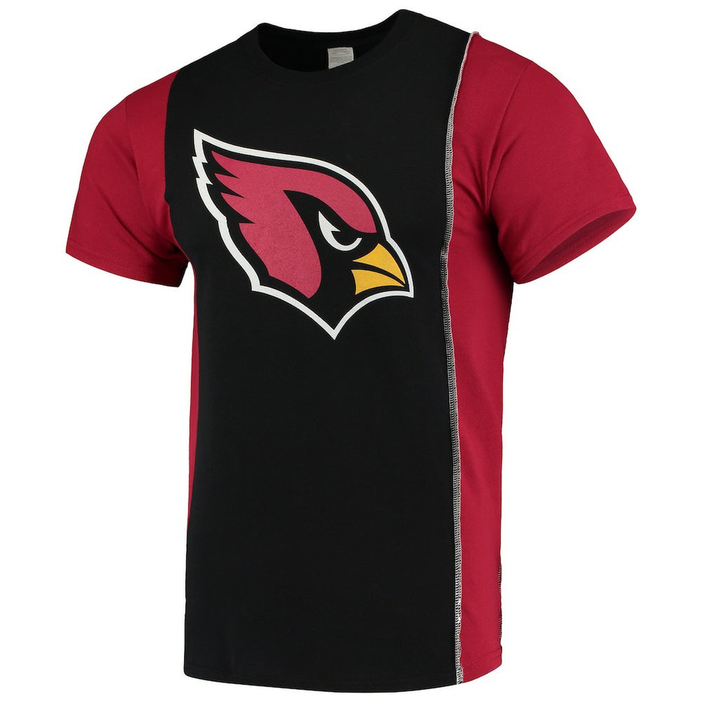 Arizona Cardinals Refried Apparel Sustainable Upcycled Split T-Shirt | NFL US