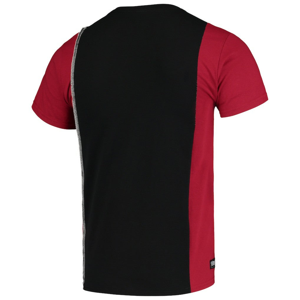 Arizona Cardinals Refried Apparel Sustainable Upcycled Split T-Shirt | NFL US