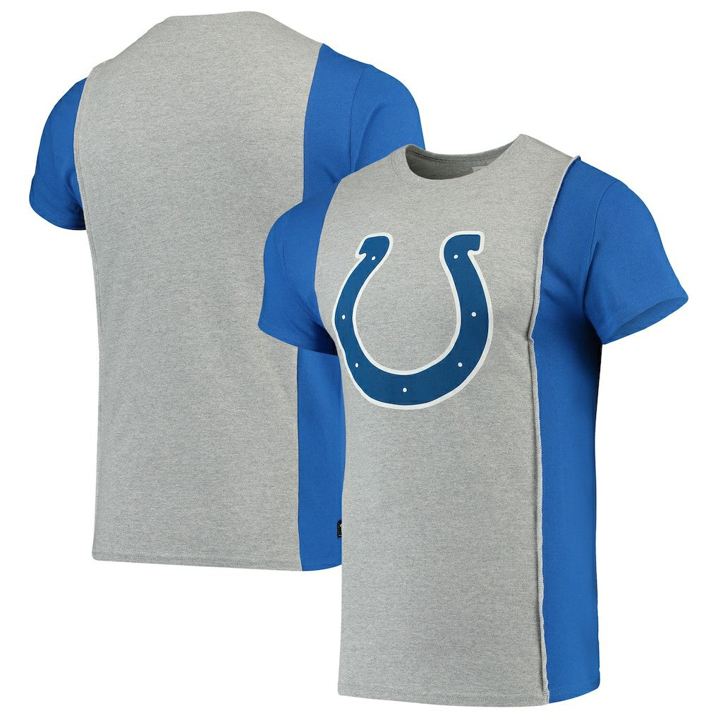 Indianapolis Colts Refried Apparel Sustainable Upcycled Split T-Shirt | NFL Near me