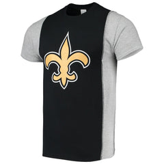 New Orleans Saints Refried Apparel Sustainable Upcycled Split T-Shirt | NFL US