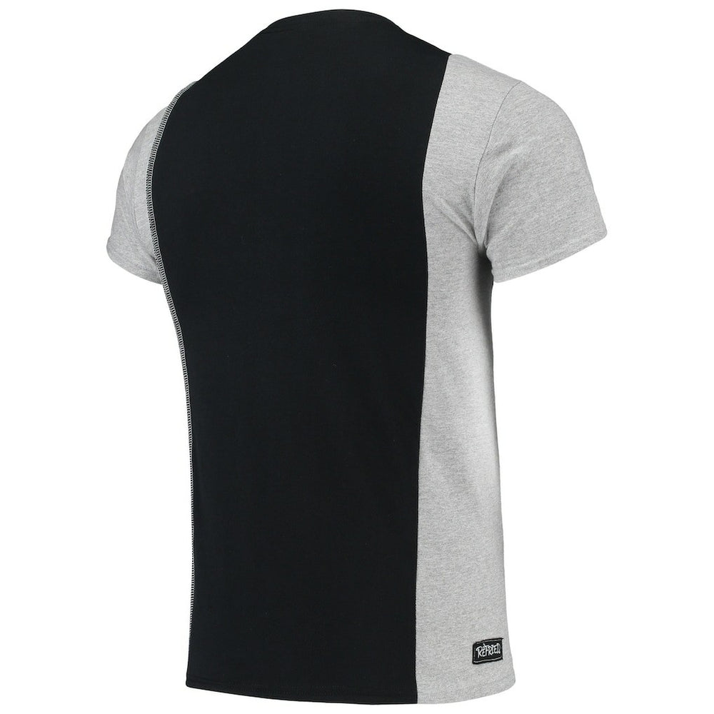 New Orleans Saints Refried Apparel Sustainable Upcycled Split T-Shirt | NFL US