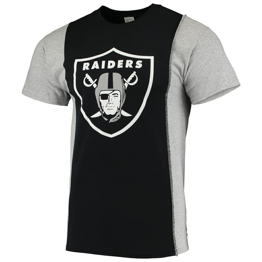 Las Vegas Raiders Refried Apparel Sustainable Upcycled Split T-Shirt | NFL US