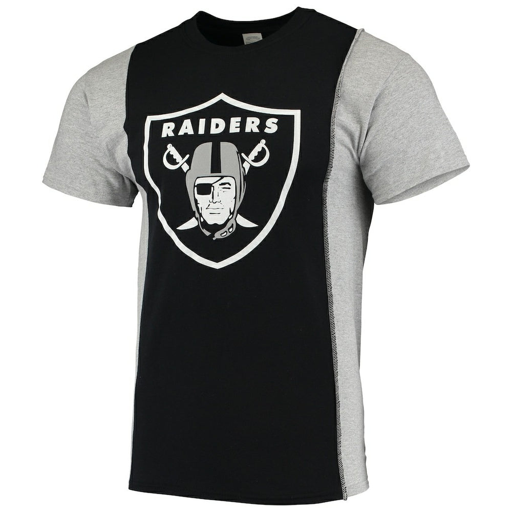 Las Vegas Raiders Refried Apparel Sustainable Upcycled Split T-Shirt | NFL US