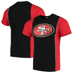 San Francisco 49ers Refried Apparel Sustainable Upcycled Split T-Shirt | NFL Sale
