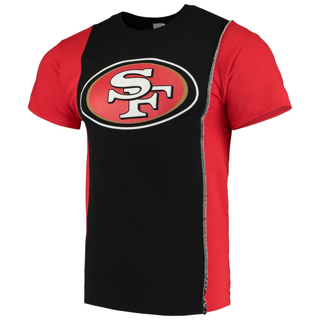 San Francisco 49ers Refried Apparel Sustainable Upcycled Split T-Shirt | NFL Sale