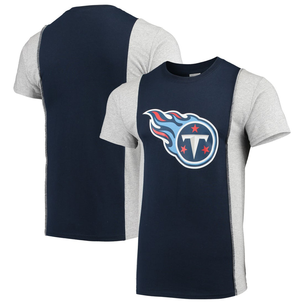 Tennessee Titans Refried Apparel Sustainable Upcycled Split T-Shirt | NFL Online