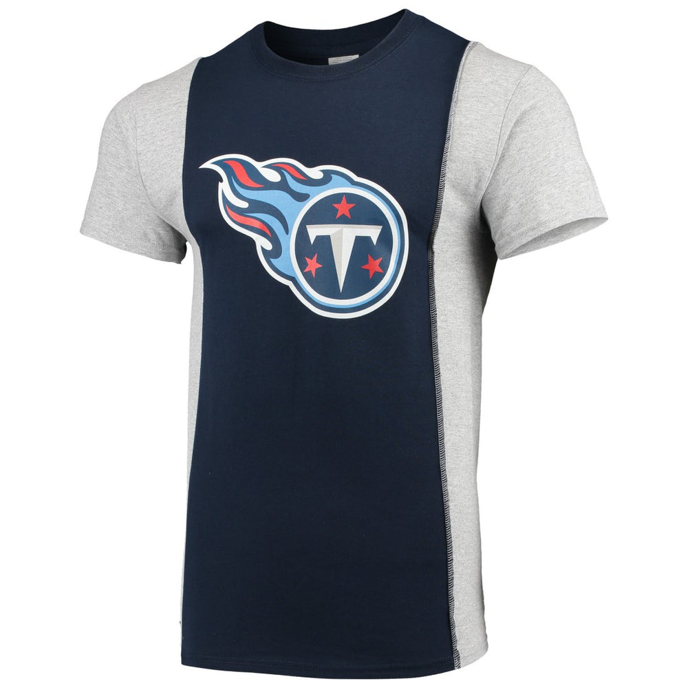 Tennessee Titans Refried Apparel Sustainable Upcycled Split T-Shirt | NFL Online