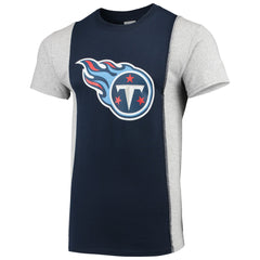 Tennessee Titans Refried Apparel Sustainable Upcycled Split T-Shirt | NFL Online