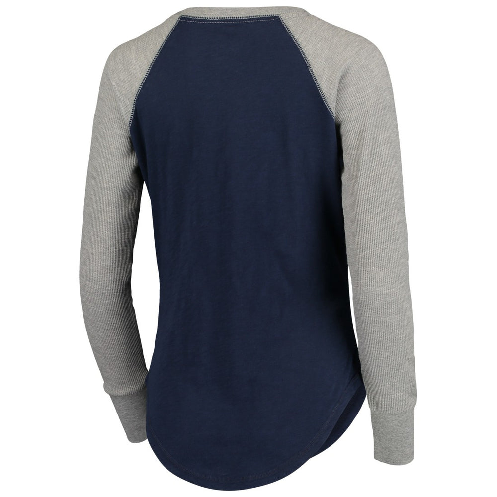 Seattle Seahawks Touch Women's Waffle Raglan Lightweight Long Sleeve T-Shirt | NFL Hot