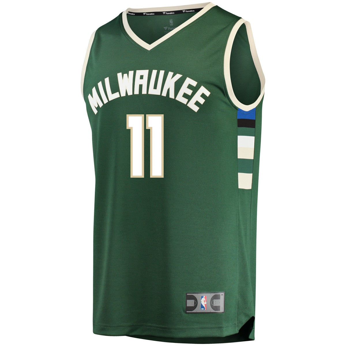 Icon Edition Brook Lopez Milwaukee Bucks Fast Break Replica Player Jersey Green | NBA