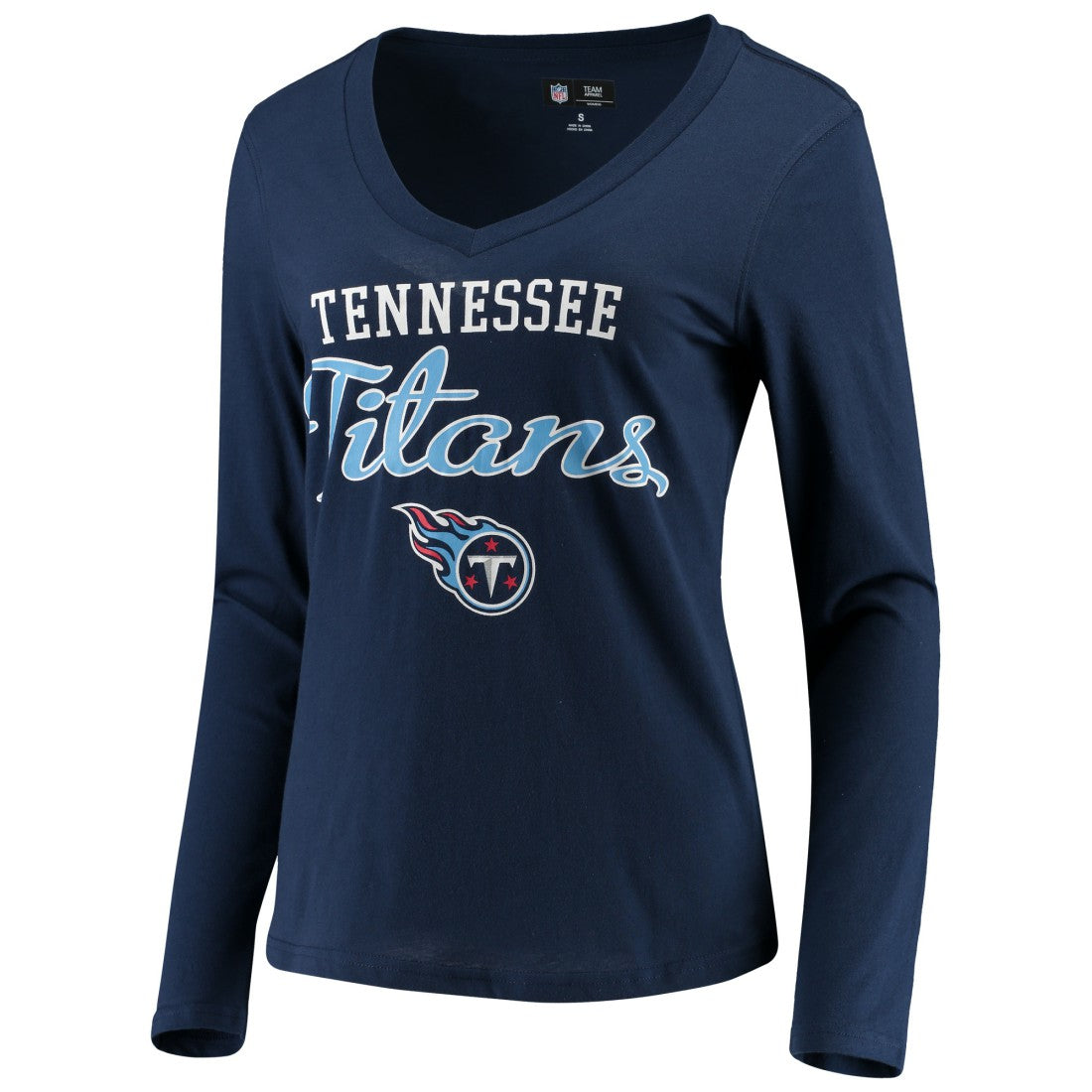 Tennessee Titans G-III 4Her by Carl Banks Women's Post Season Long Sleeve V-Neck T-Shirt | NFL Near me