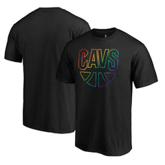 Black Cleveland Cavaliers Team Pride Wordmark T-Shirt sale | NBA