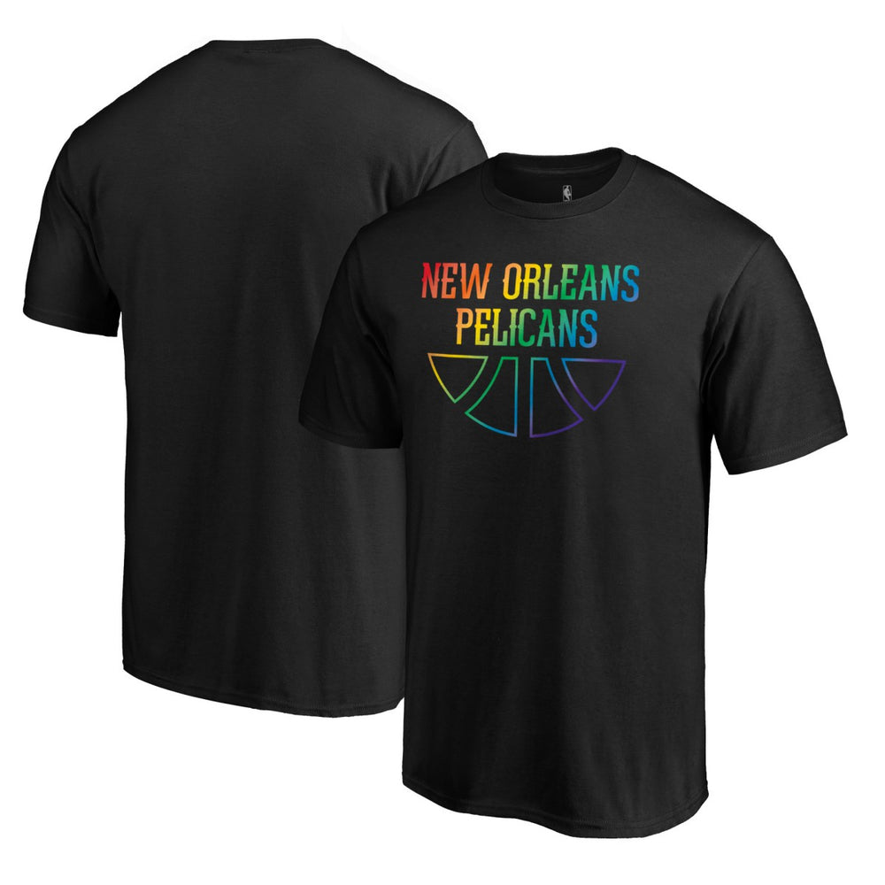 Black New Orleans Pelicans Team Pride Wordmark T-Shirt | NBA
