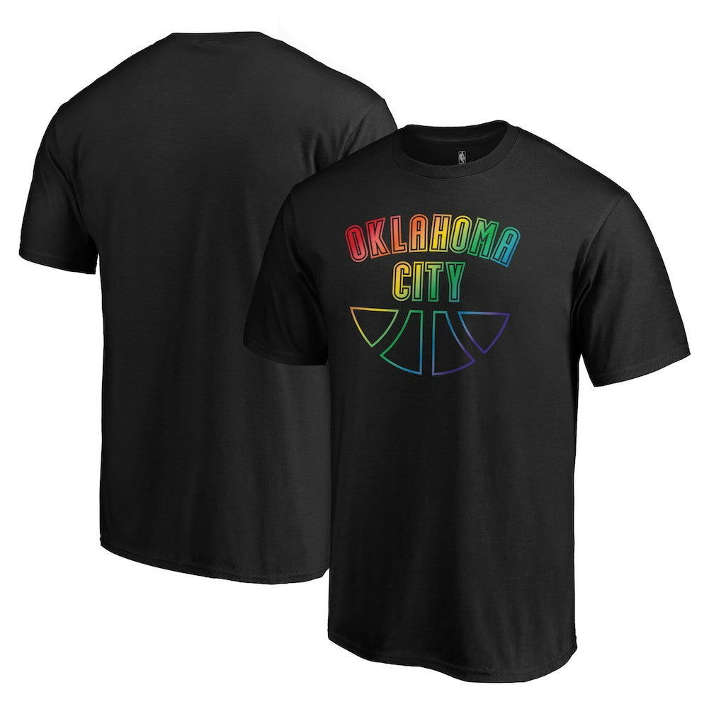 Black Oklahoma City Thunder Team Pride Wordmark T-Shirt | NBA