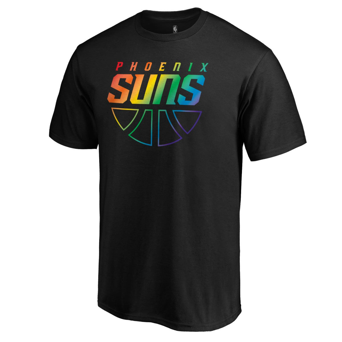 Black Phoenix Suns Team Pride Wordmark T-Shirt | NBA