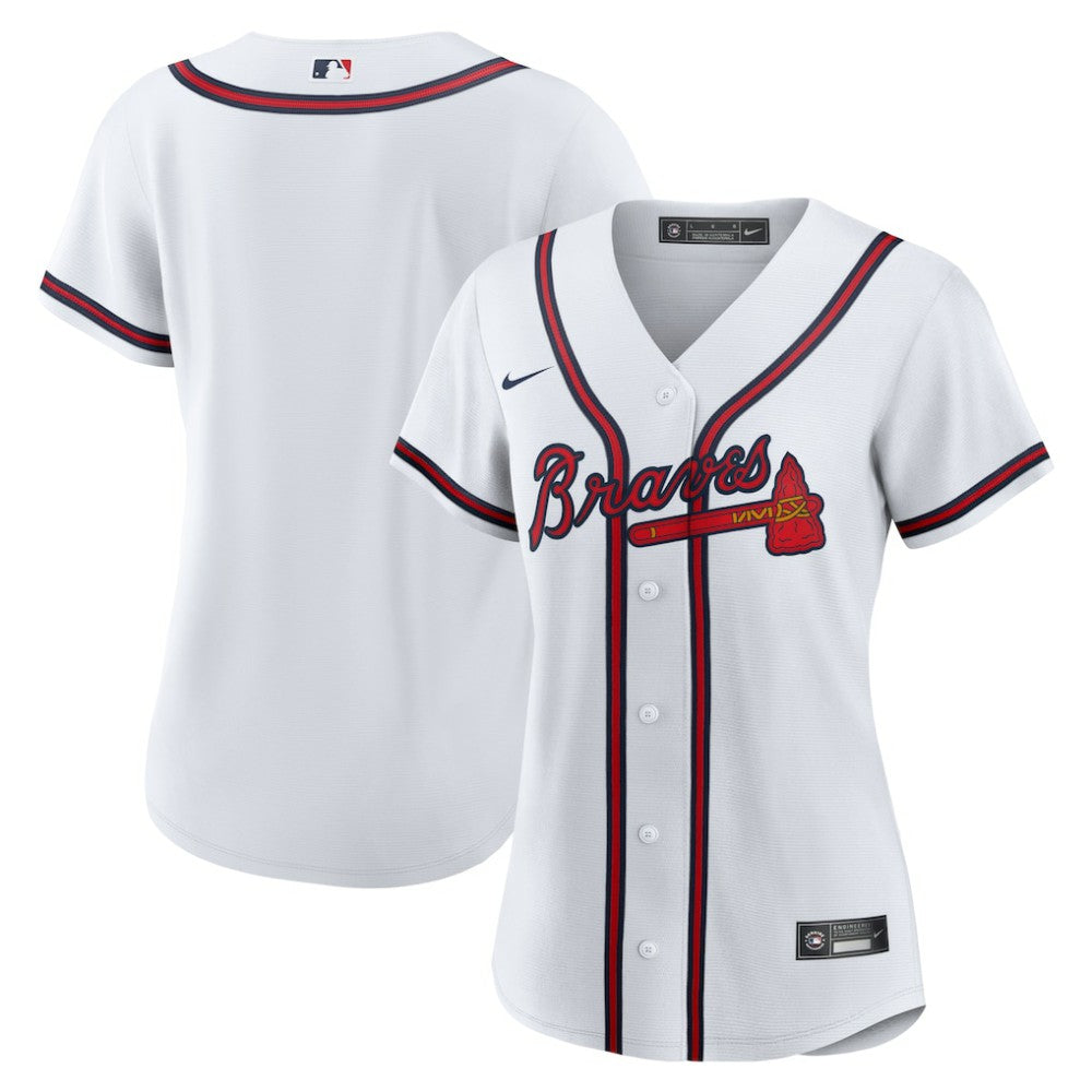 Atlanta Braves Nike Women's Home Replica Team Jersey - MLB Jerseys