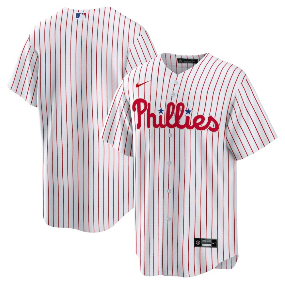 Philadelphia Phillies Nike Home Replica Team Jersey - MLB Jerseys