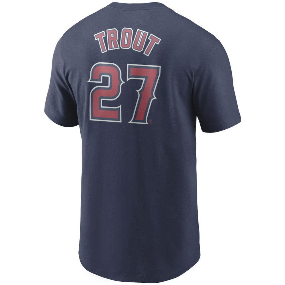 Mike Trout Los Angeles Angels Nike Name & Number T-Shirt - MLB T-shirts