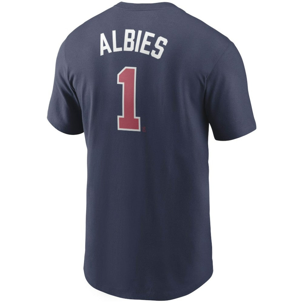 Ozzie Albies Atlanta Braves Nike Fuse Name & Number T-Shirt - MLB T-shirts