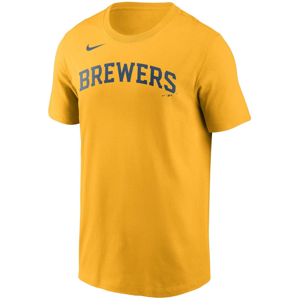 Christian Yelich Milwaukee Brewers Nike Name & Number T-Shirt - MLB T-shirts