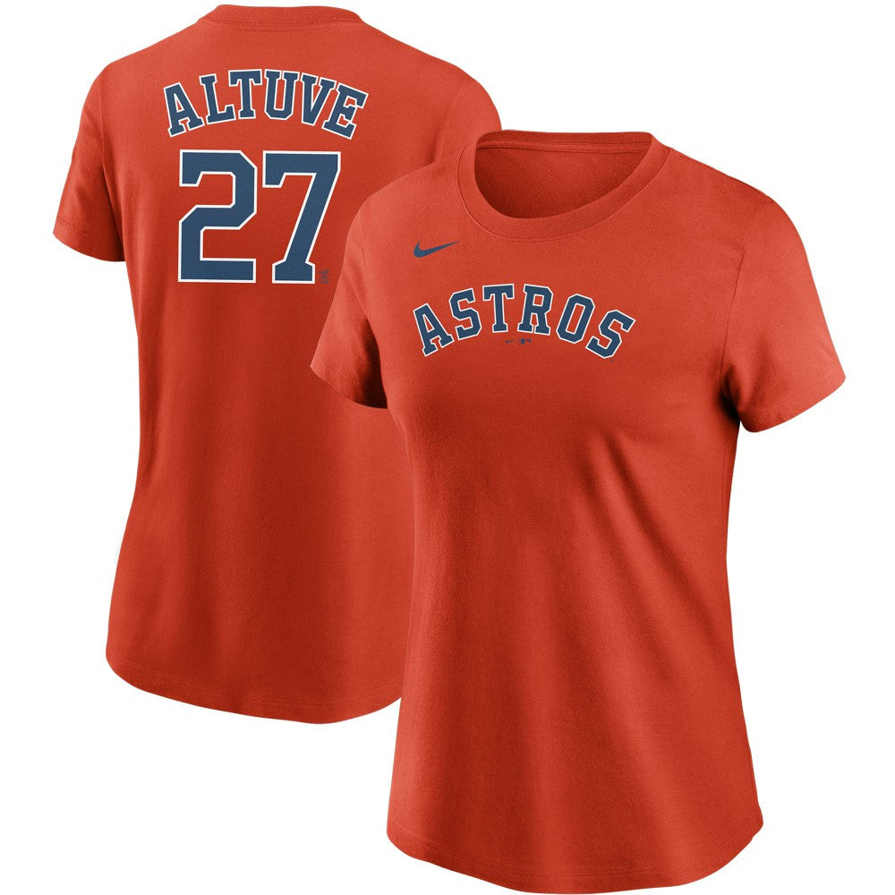 Jose Altuve Houston Astros Nike Women's Name & Number T-Shirt - MLB T-shirts
