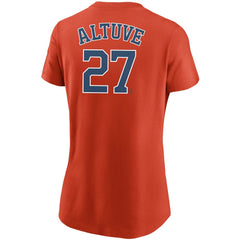Jose Altuve Houston Astros Nike Women's Name & Number T-Shirt - MLB T-shirts