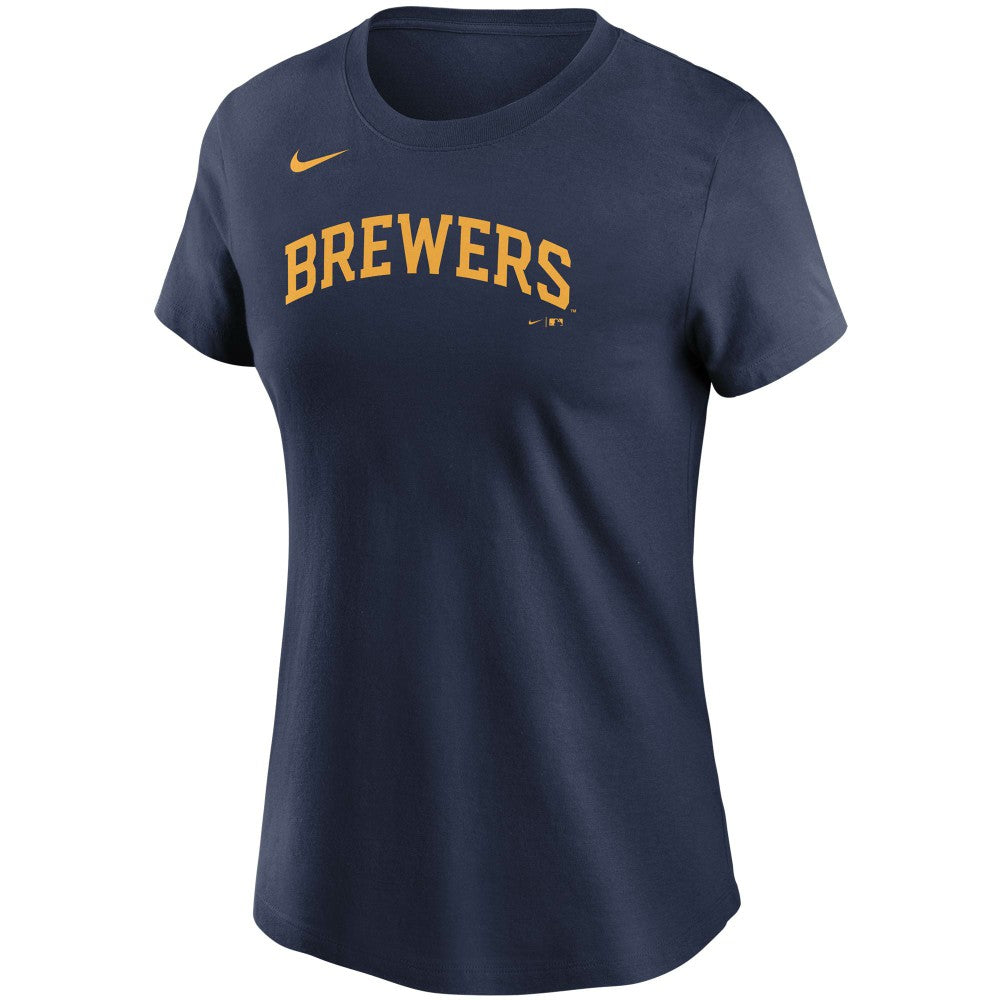 Christian Yelich Milwaukee Brewers Nike Women's Name & Number T-Shirt - MLB T-shirts