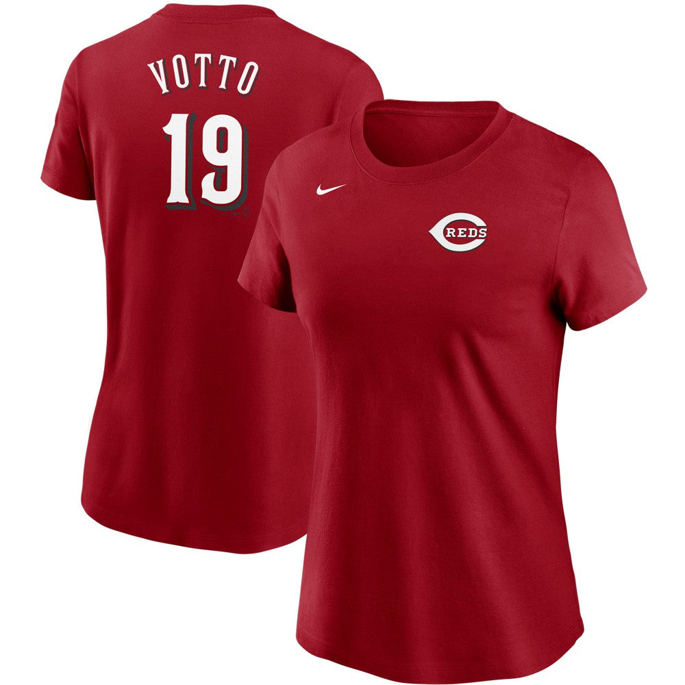 Joey Votto Cincinnati Reds Nike Women's Name & Number T-Shirt - MLB T-shirts