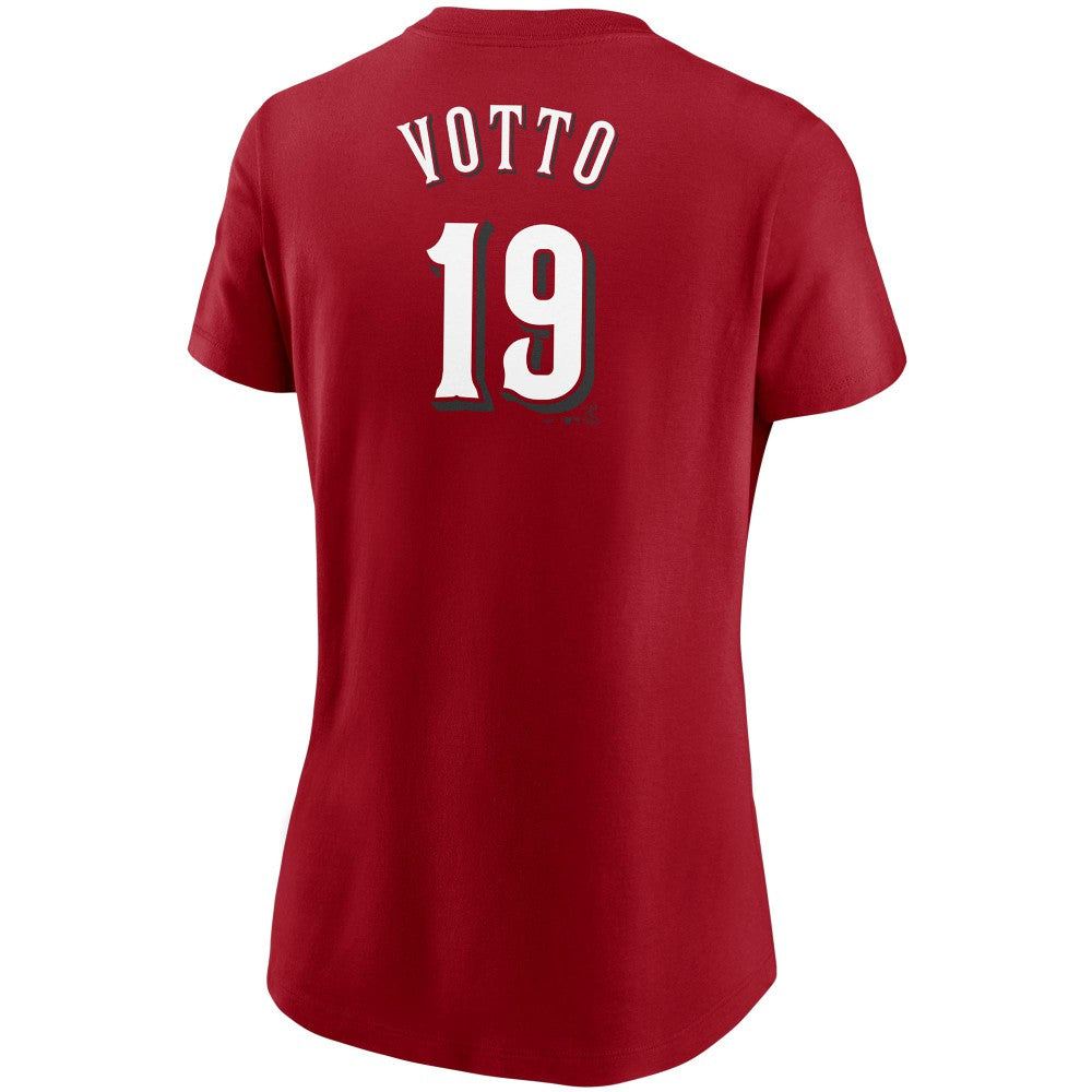 Joey Votto Cincinnati Reds Nike Women's Name & Number T-Shirt - MLB T-shirts