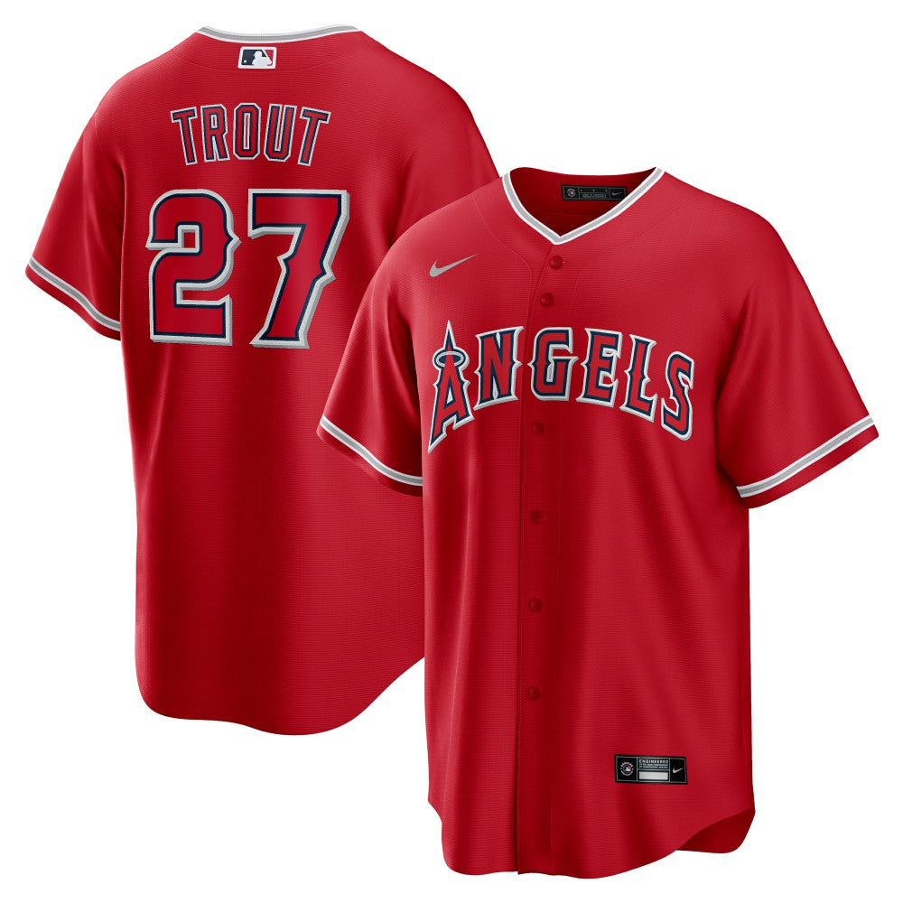 Mike Trout Los Angeles Angels Nike Alternate Replica Player Name Jersey - MLB Jerseys