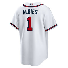 Ozzie Albies Atlanta Braves Nike Home Replica Player Name Jersey - MLB Jerseys