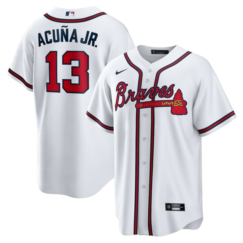 Ronald Acuna Jr. Atlanta Braves Nike Home Replica Player Name Jersey - MLB Jerseys