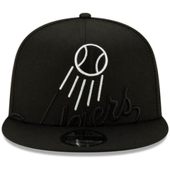 Los Angeles Dodgers New Era Monochrome Logo Elements 9FIFTY Adjustable Snapback Hat - MLB Hats