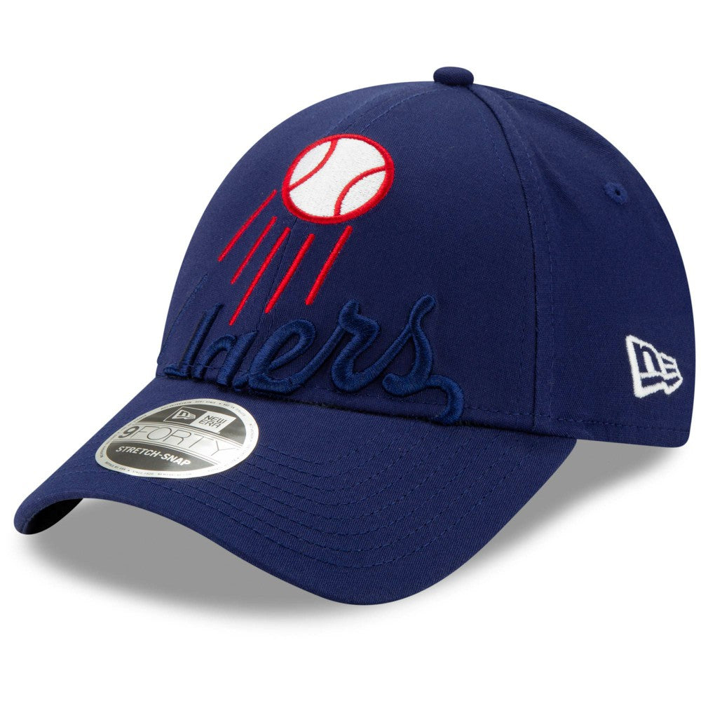 Los Angeles Dodgers New Era Logo Elements Stretch Snapback 9FORTY Adjustable Hat - MLB Hats