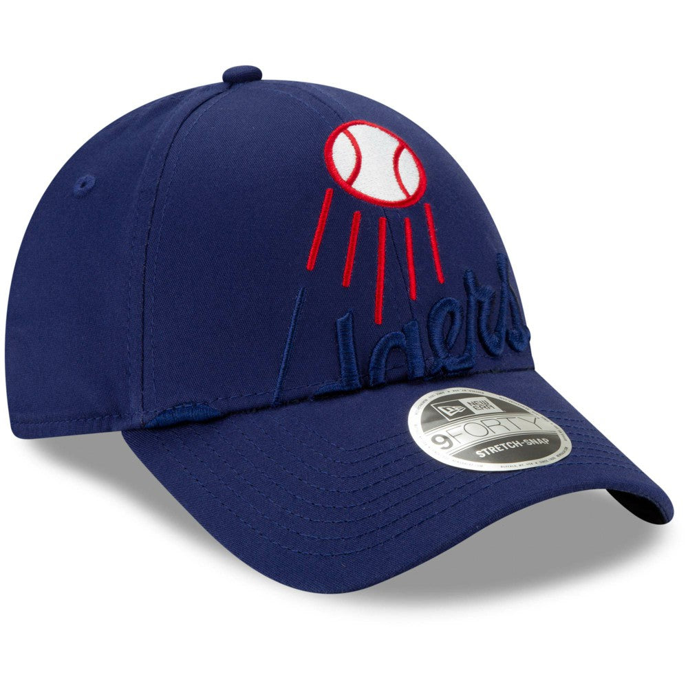 Los Angeles Dodgers New Era Logo Elements Stretch Snapback 9FORTY Adjustable Hat - MLB Hats