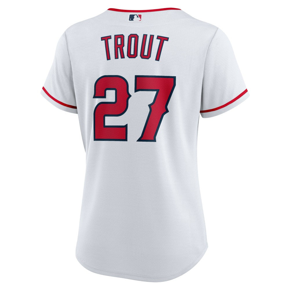 Mike Trout Los Angeles Angels Nike Women's Home Replica Player Jersey - MLB Jerseys