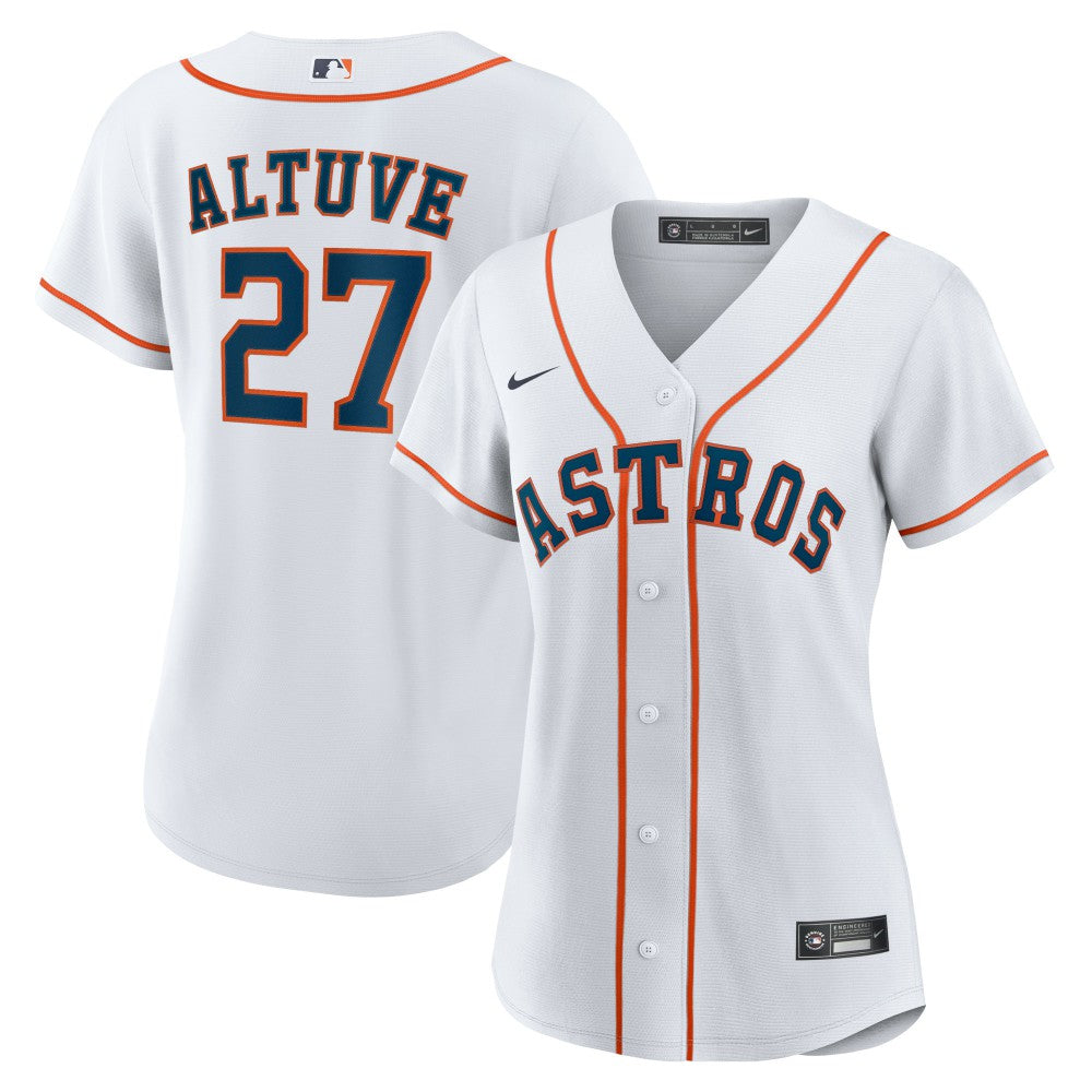 Jose Altuve Houston Astros Nike Women's Home Replica Player Jersey - MLB Jerseys