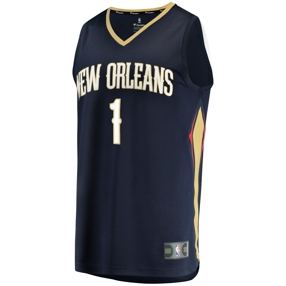 Icon Edition Zion Williamson New Orleans Pelicans Replica Fast Break Jersey Navy | NBA