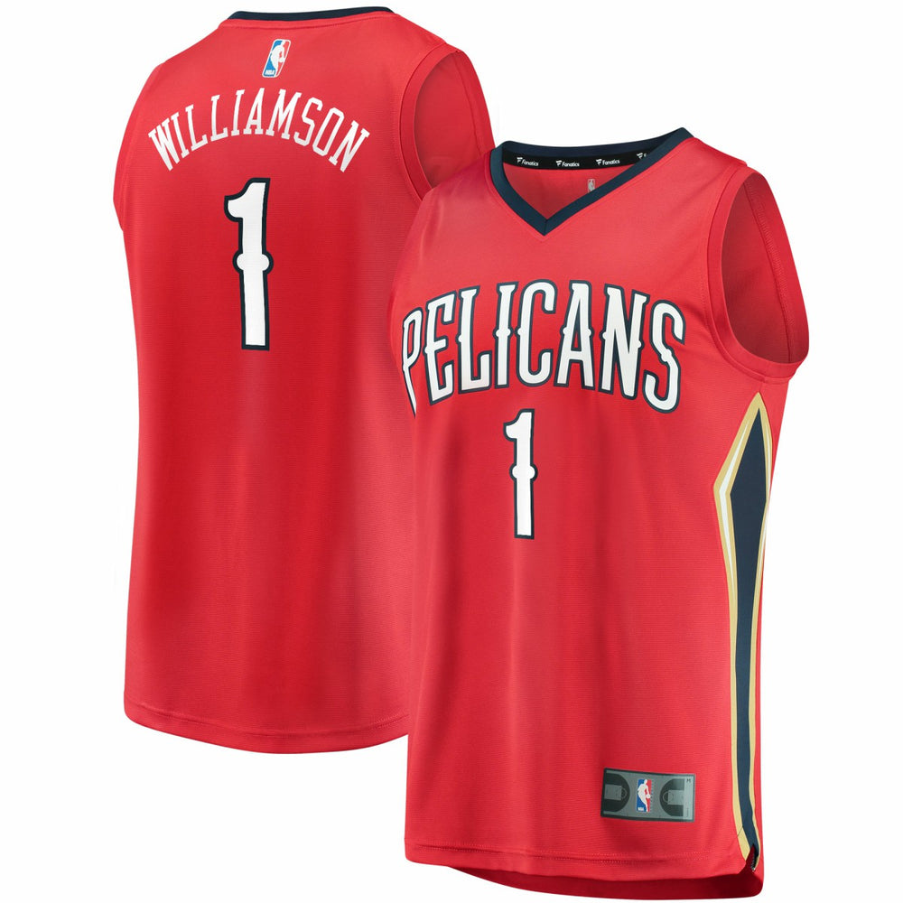 Statement Edition Zion Williamson New Orleans Pelicans Replica Fast Break Jersey Red | NBA