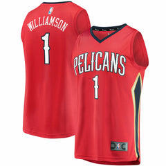 Statement Edition Zion Williamson New Orleans Pelicans Replica Fast Break Jersey Red | NBA
