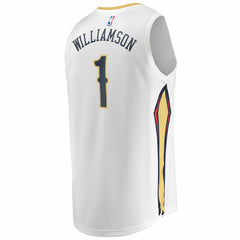Association Edition Zion Williamson New Orleans Pelicans Replica Fast Break Jersey White | NBA