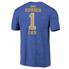 Los Angeles Rams Greatest Dad Retro Tri-Blend T-Shirt | NFL US