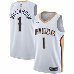 White Zion Williamson New Orleans Pelicans 2019/2020 Swingman Jersey | NBA